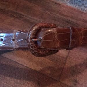 Ralph Lauren alligator skin belt.